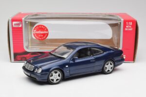 Mercedes CLK 55 AMG C209 Blue Metallic Anson 1:18 30343 Diecast - image 8 of 8