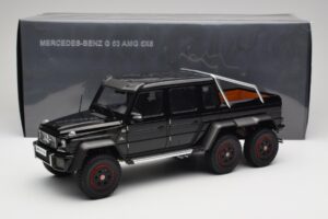 Mercedes AMG G63 W463 6x6 Gloss Black AUTOart 1:18 76306 Composite - image 8 of 8