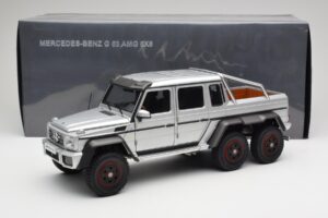Mercedes AMG G63 W463 6x6 Iridium Silver AUTOart 1:18 76301 Composite - image 8 of 8