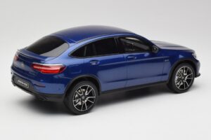 Mercedes AMG GLC 43 Coupe Brilliant Blue GT Spirit 1:18 B66960468 Resin - image 2 of 6