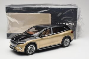 Mercedes Maybach EQS 680 V297 Beige NZG 1:18 B66960592 Diecast - image 8 of 8