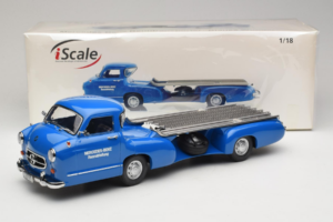 Mercedes Renntransporter Blaues Wunder iScale 1:18 118000000006-P1 Diecast - image 6 of 6