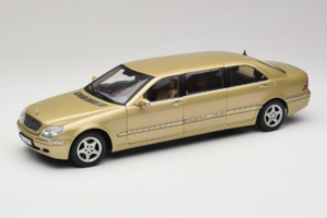 Mercedes S-Class W220 Pullman Gold Metallic Sun Star 1:18 4113 Diecast