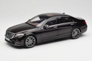 Mercedes S-Class W222 AMG Line Ruby Black Metallic Norev 1:18 183483 Diecast