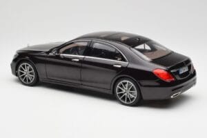 Mercedes S-Class W222 AMG Line Ruby Black Metallic Norev 1:18 183483 Diecast - image 7 of 8