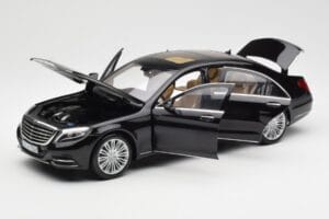 Mercedes S-Class W222 Black Metallic Norev 1:18 183480 Diecast - image 2 of 8