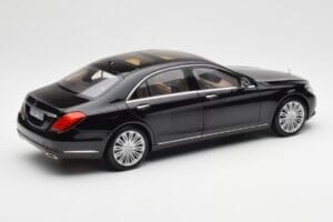 Mercedes S-Class W222 Black Metallic Norev 1:18 183480 Diecast - image 3 of 8