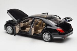 Mercedes S-Class W222 Black Metallic Norev 1:18 183480 Diecast - image 5 of 8