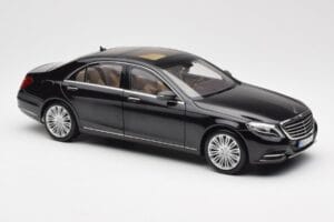 Mercedes S-Class W222 Black Metallic Norev 1:18 183480 Diecast - image 6 of 8