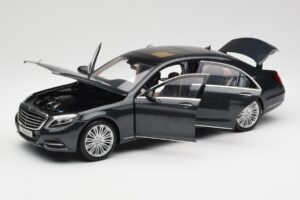 Mercedes S-Class W222 Blue Anthracite Metallic Norev 1:18 B66960157 Diecast - image 2 of 8