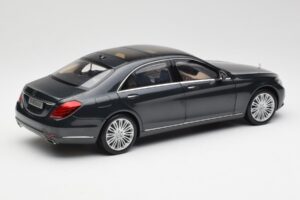 Mercedes S-Class W222 Blue Anthracite Metallic Norev 1:18 B66960157 Diecast - image 3 of 8