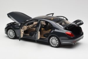 Mercedes S-Class W222 Blue Anthracite Metallic Norev 1:18 B66960157 Diecast - image 5 of 8