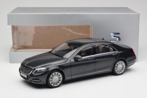 Mercedes S-Class W222 Blue Anthracite Metallic Norev 1:18 B66960157 Diecast - image 8 of 8