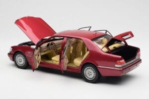 Mercedes S500 W140 Red Metallic Norev 1:18 183579 Diecast - image 5 of 8