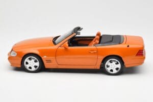 Mercedes SL 500 R129 Orange Metallic Norev 1:18 183752 Diecast - image 4 of 8