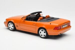 Mercedes SL 500 R129 Orange Metallic Norev 1:18 183752 Diecast - image 7 of 8