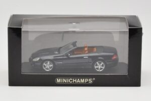 Mercedes SL R230 Black Minichamps 1:43 B66961922 Diecast - image 4 of 4
