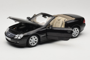 Mercedes SL R129 Black Minichamps 1:18 B66962171 Diecast - image 2 of 11