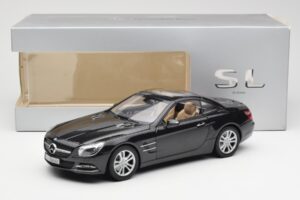 Mercedes SL R231 Magnetite Black Metallic Norev 1:18 B66960107 Diecast - image 9 of 9
