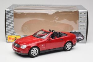 Mercedes SLK 230 R170 Red Maisto 1:18 56023 Diecast - image 9 of 9