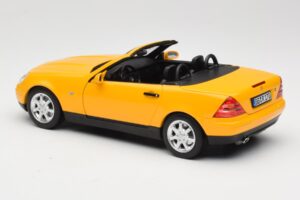 Mercedes SLK200 R170 Yellow Norev 1:18 B66040713 Diecast - image 8 of 9