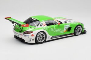 Mercedes AMG SLS C197 GT3 MS Racing #22 V. Sigacev / C. Stoll ADAC GT Masters 2011 Minichamps 1:18 151113102 Diecast - image 2 of 6