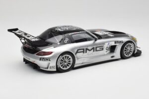 Mercedes AMG SLS C197 GT3 Team AMG China #96 M. Hakkinen / C. Cheng Zhuhai 6th 2011 Minichamps 1:18 151113196 Diecast - image 2 of 6