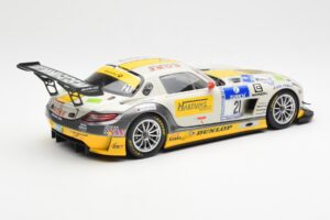 Mercedes SLS AMG GT3 #21 Rowe Racing Arnold / Roloff / Seyffarth / Jäger ADAC 24 Hours Nürburgring 2013 Minichamps 1:18 15113 - image 2 of 6