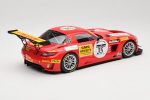 Mercedes SLS AMG GT3 #35 T. Heyer / T. Jager 24 Hours of Spa 2011 Minichamps 1:18 B66960196 Diecast - image 2 of 6