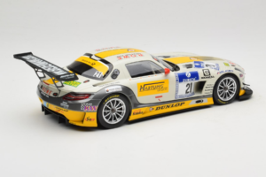 Mercedes SLS AMG GT3 #21 Rowe Racing M. Hartung / N. Heyer ADAC 24 Hours Nurburgring 2013 Minichamps 1:18 151133121 Diecast - image 2 of 6