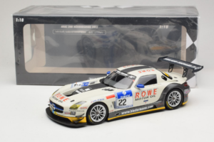 Mercedes SLS AMG GT3 #22 Rowe Racing R. Graf / M. Seyffarth ADAC 24h Nurburgring 2012 Minichamps 1:18 151123122 Diecast - image 6 of 6