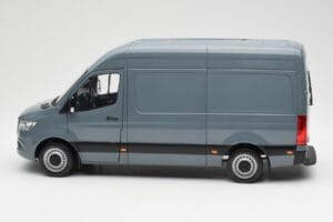 Mercedes Sprinter W907 Blue Grey Norev 1:18 183423 Diecast - image 4 of 7