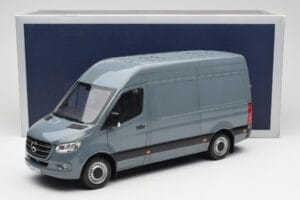 Mercedes Sprinter W907 Blue Grey Norev 1:18 183423 Diecast - image 7 of 7