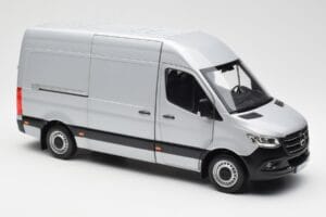 Mercedes Sprinter W907 Silver Norev 1:18 183424 Diecast - image 6 of 8