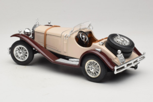 Mercedes SSK Beige & Dark Red Bburago 1:18 3009-M4 Diecast - image 5 of 6
