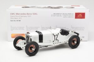 Mercedes SSKL #12 O. Merz German GP 1931 CMC 1:18 M-189 Diecast - image 6 of 6