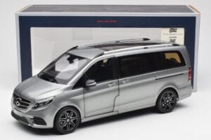 Mercedes V-Class W447 AMG Line Grey Metallic Norev 1:18 183488 Diecast - image 9 of 9