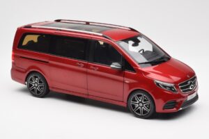 Mercedes V-Class W447 Designo Hyacinth Red Metallic Norev 1:18 B66004166 Diecast - image 5 of 7