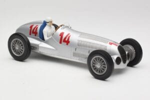Mercedes W125 #14 Daimler-Benz AG M. von Brauchitsch 2nd Place German GP 1937 Minichamps 1:18 155373114 Diecast - image 4 of 6