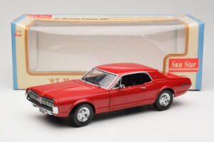 Mercury Cougar XR-7 Red Sun Star 1:18 1541 Diecast - image 8 of 8