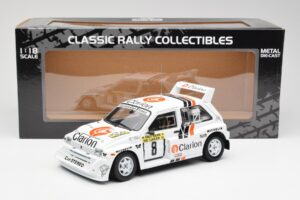 MG Metro 6R4 #8 P. Eklund / D. Whittock Rally Finland 1986 Sun Star 1:18 5536 Diecast - image 8 of 8