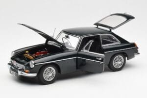 MGB GT Mk2 Coupe Racing Green AUTOart 1:18 76602 Diecast - image 2 of 8
