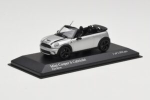 Mini Cooper S R57 Cabriolet Silver Minichamps 1:43 431138830 Diecast - image 2 of 6