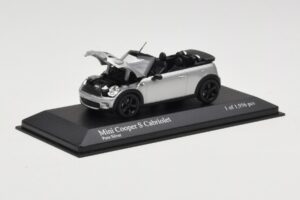 Mini Cooper S R57 Cabriolet Silver Minichamps 1:43 431138830 Diecast - image 6 of 6