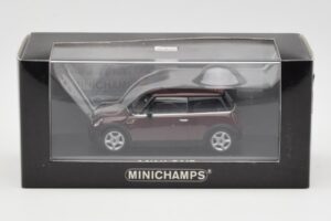 Mini One R50 Dark Red With Black Roof Minichamps 1:43 MINI008 Diecast - image 4 of 5