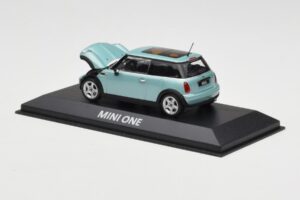 Mini One R50 Light Green With Light Green Roof Minichamps 1:43 MINI003 Diecast - image 3 of 4