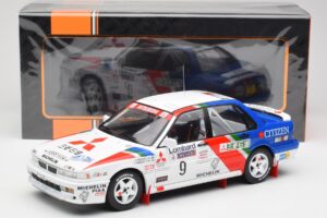 Mitsubishi Galant VR-4 #9 K. Eriksson / S. Parmander RAC Rally 1990 IXO 1:18 18RMC192A Diecast - image 6 of 6