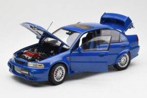 Mitsubishi Lancer EVO VI Blue RHD AUTOart 1:18 77151 Diecast - image 2 of 8