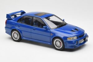Mitsubishi Lancer EVO VI Blue RHD AUTOart 1:18 77151 Diecast - image 6 of 8