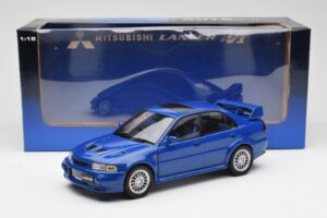 Mitsubishi Lancer EVO VI Blue RHD AUTOart 1:18 77151 Diecast - image 8 of 8